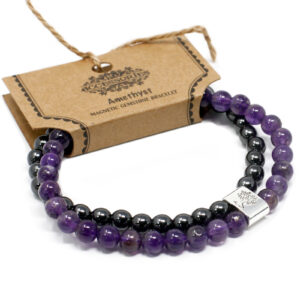 Magnet Gemstone Armband - Amethyst