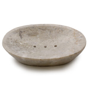 Klassisk oval marmor tvålkopp