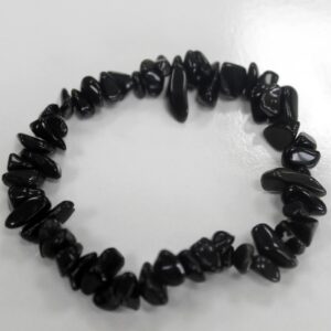 Chipstone -armband - svart agat