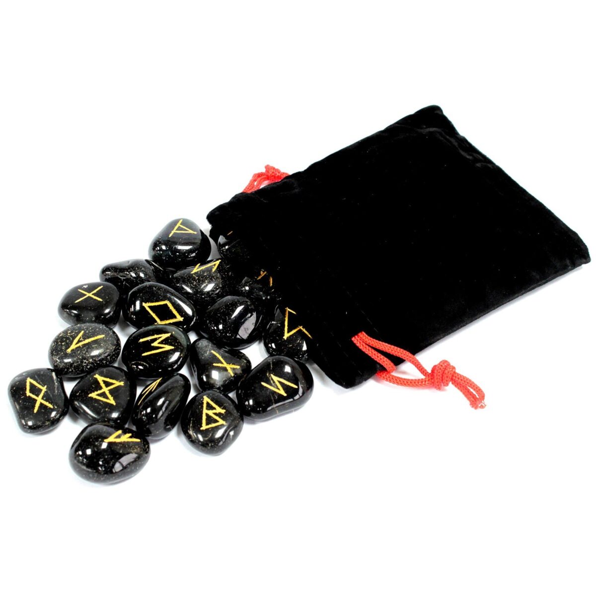 Runskrift Sten - Svart Onyx - Bild 2