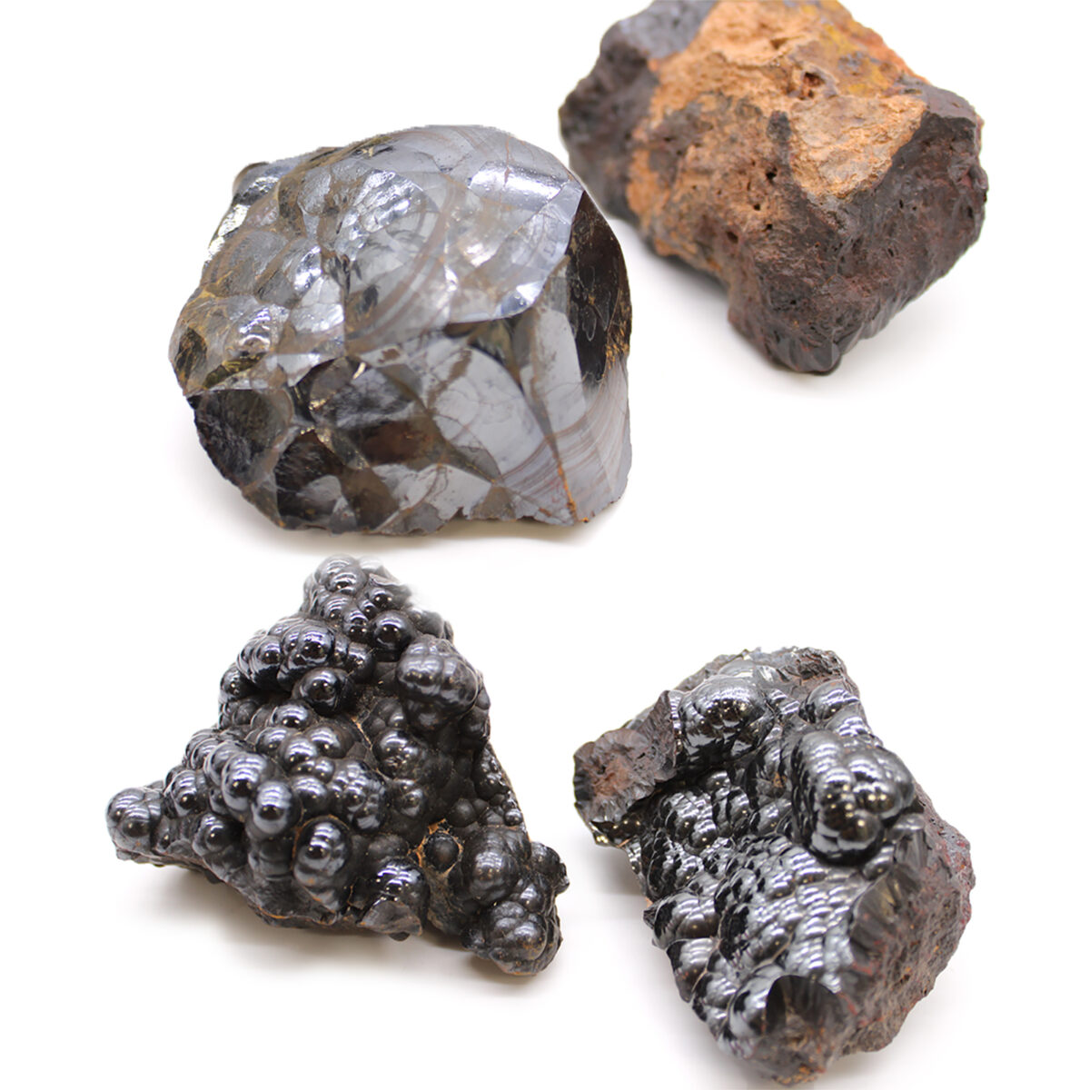 Mineralprover - naturlig hematit (ca 20 stycken)