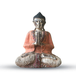 Handsnidad Buddha Staty - 30cm