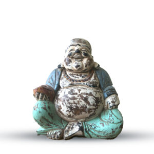 Handsnidad Buddha Staty - 30cm