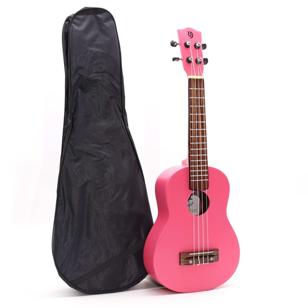 Handgjord Ukulele - Bright Pink Finish (4 String) - Bild 4