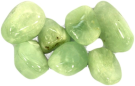 24x Premium Tumlad sten – Prehnite
